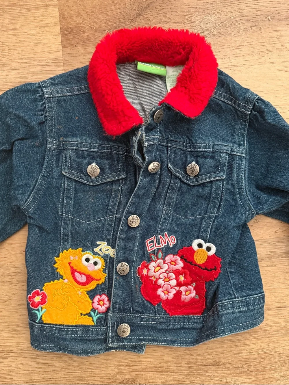 Sesame Street Denim Jacket - Picture 1 of 2